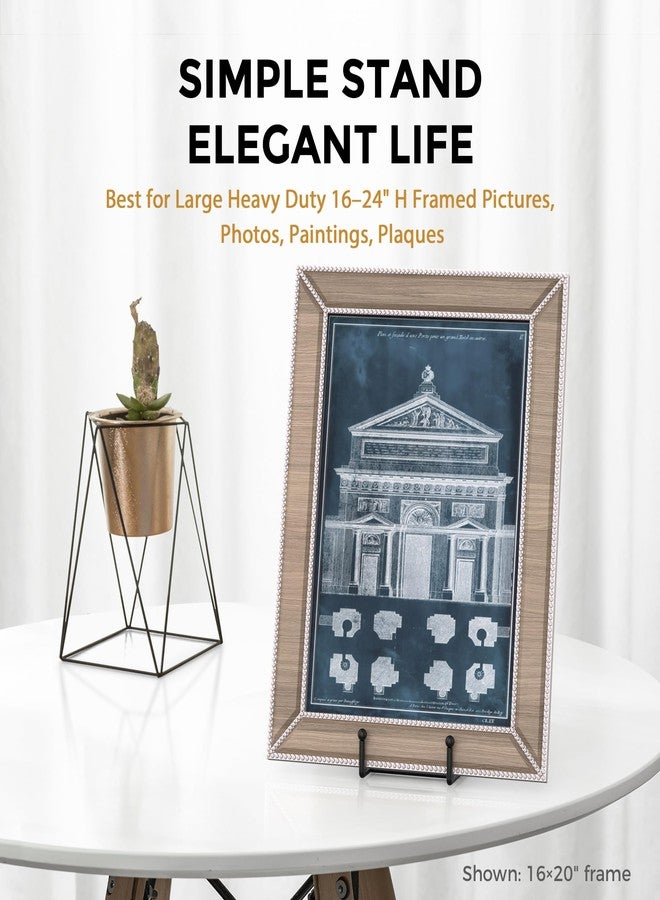 TRLife TR-LIFE 3 Pack 12 Inch Plate Stands for Display - Large, Metal Picture Frame Holder Stand + Easels for Decorative Platter, Book, Plaque, Photo, Table Top Art - Image 5